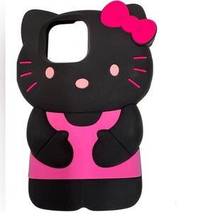 Hello Kitty Black and Pink IPhone  Case